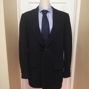 Vintage Men's Dark Navy Sport Coat